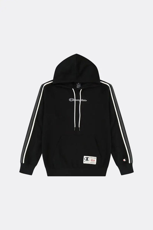 Champion Legacy hooded קפוצ'ון צ'מפיון לגבר בצבע שחור